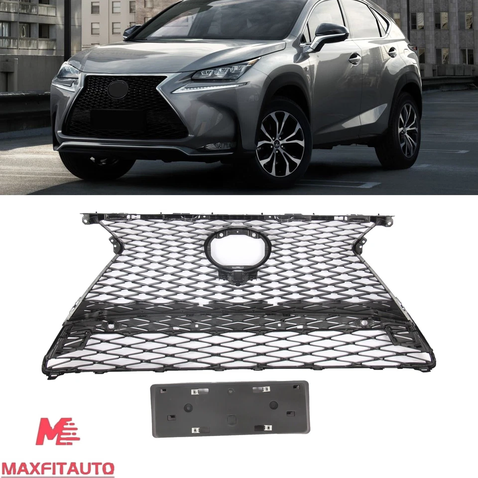 Front Bumper Upper Grille For Lexus NX200T NX300H F Sport 2015-2017 53111-78020 Foto 1 de 4
