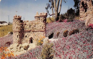 MODEL DANISH CASTLE Solvang, CA Roadside 1950s Chrome Vintage Postcard - Picture 1 of 2
