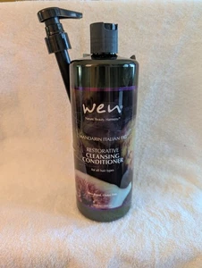 WEN Restirative Cleansing Conditioner Mandarin Italian Fig 32oz Sealed W/ Pump - Picture 1 of 3