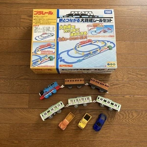 Plarail Station Bridge Set Talking Thomas Cars 6 Vehicles Track Toys - Picture 1 of 12