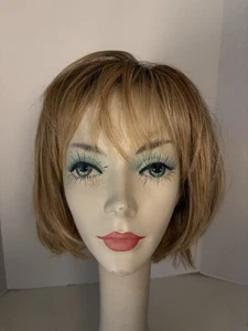 Gabor Essentials SS Medium Blonde Chin Length Modern Bob Heat Friendly Wig - Picture 1 of 16