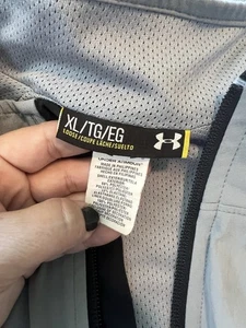 Under Armour Men's XL Long Sleeve Full Zip Light Windbreaker Jacket NWOT Logo - Picture 1 of 2