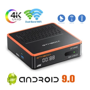 GTMedia 4K UHD Android Smart TV Box DVB-S/ATSC-C J.83B WIFI Media Stream Player - Picture 1 of 14