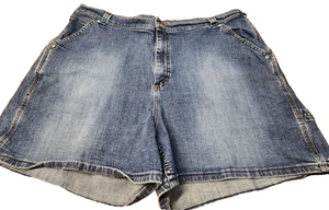Lee Cargo blaue Jeansshorts Übergröße 22M, Schrittlänge 4,5" - Bild 1 von 4
