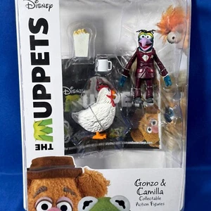 Nuevo - Figuras de acción GONZO & CAMILLA LOS MUPPETS Diamond Select Toys Disney 2016 - Imagen 1 de 6
