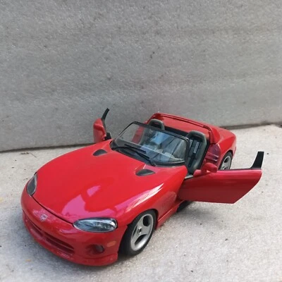 BURAGO 1/18 DODGE VIPER RT/10 TRES BON ETAT SANS BOITE - Photo 1/2