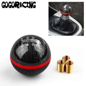 6 Speed Mugen Real Carbon Fiber Shift Knob for HONDA CRZ S2000 FA5 FG2 SI ACCORD - Picture 1 of 7