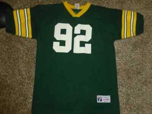 Vtg Reggie White Green Bay Packers NFL Logo 7 Jersey Sz Youth XL 18-20 - Picture 1 of 5