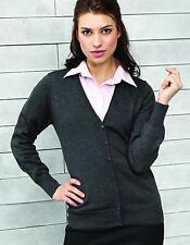 Damen Button Through Knitted Cardigan +ÖKO-TEX | Premier Workwear