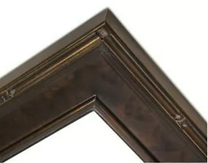 3.5" Bronze Dark Gold Picture Frame Wedding Gallery PLEIN AIR frames4art M117DG - Picture 1 of 2