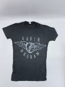 Gavin Degraw Music Band Juniors Shirt Size M Grey - Picture 1 of 3