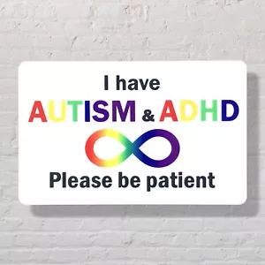 Autism ADHD Awareness Card FREE UK ๐ - Picture 1 of 2