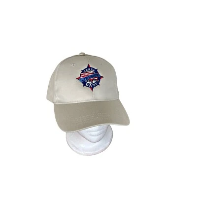 England UK British Canvas Ball Cap Adjustable Hook and Loop Strap Back Hat - Image 1 of 4