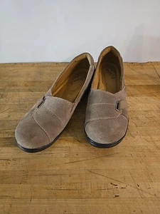 Natural Soul Womens Ilena Leather Slip On Slip On Shoes Flats 7 - Picture 1 of 10