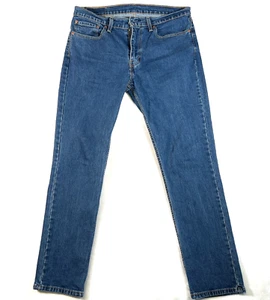 Levi's 511 Jeans Mens Blue Denim Straight Leg Cotton Size W34 L32 - Picture 1 of 15