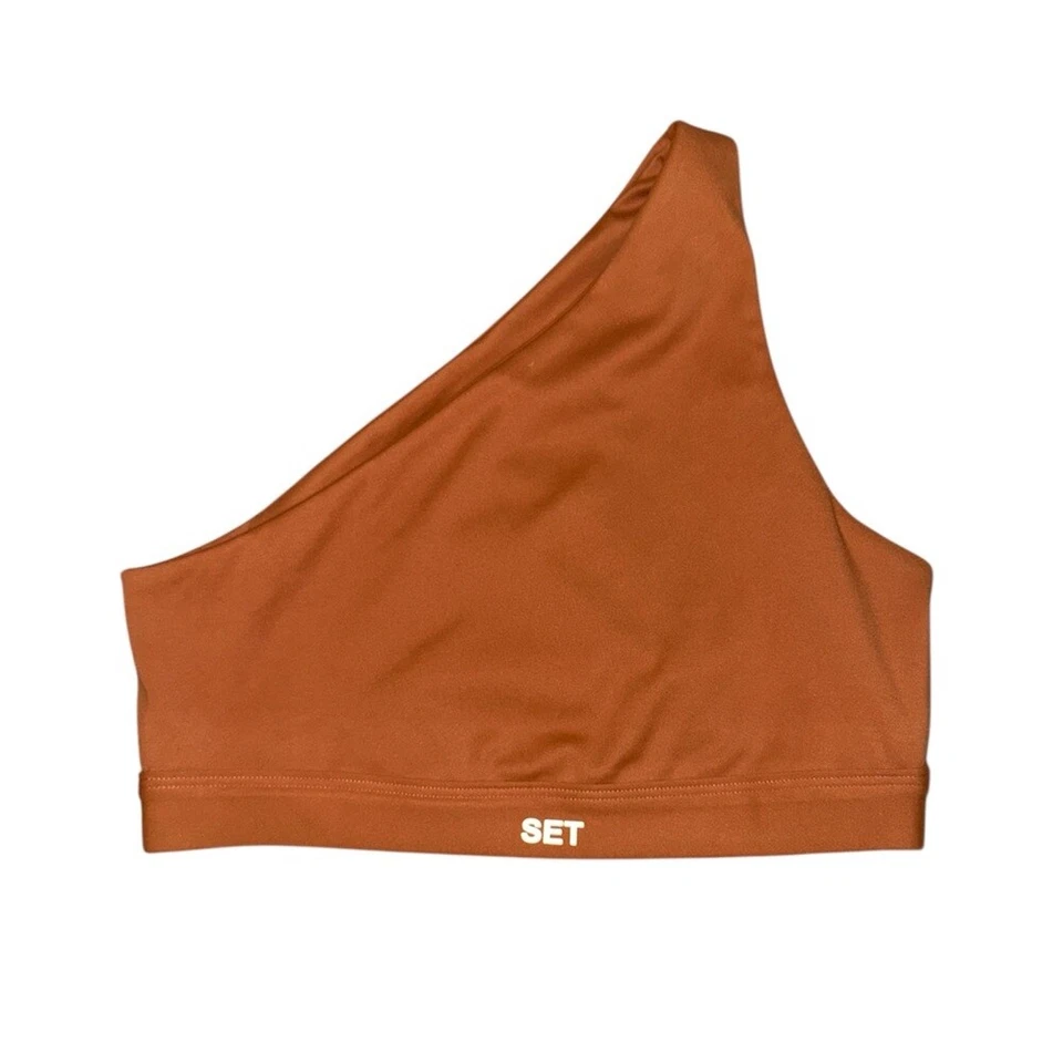 Set Active Sujetador Deportivo Hombro Descubierto Marrón Claro Mujer Talla XS Foto 1 de 4