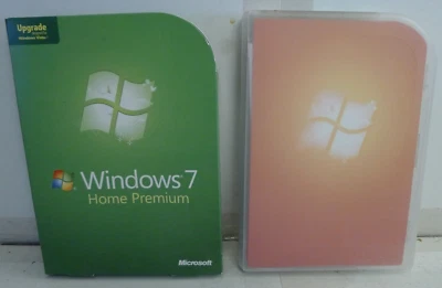 Microsoft Windows 7 Home Premium Upgrade COMPLETE Retail Version +Key Code - Image 1 of 4