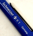 Schneider K1 Germany Advertising 5 1/4" Collector Blue Pen (Blue Ink)