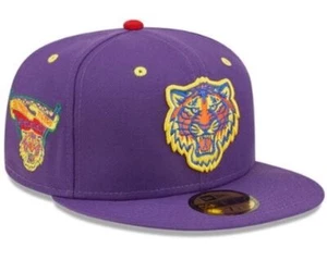 DETROIT TIGERS MLB NEW ERA 59FIFTY 2000 COMERICA PARK SOMBRERO ROYGBIV EQUIPADO NUEVO CON ETIQUETAS - Imagen 1 de 5