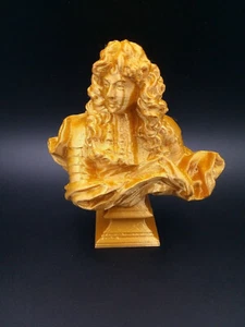 Ludwig XIV. Frankreich Sonnenkönig 3D-gedruckte Büste Statue Figur Skulptur FARBE WÄHLEN - Bild 1 von 10