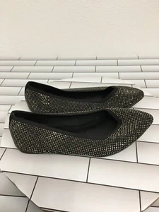 Torrid Ballet Flats Black with Rhinestones size 7 - Picture 1 of 10