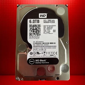 Western Digital WD Black HDD WD6001FZWX 6TB w/ 128MB Cache 6Gb/s 7200rpm 3.5" - Afbeelding 1 van 2