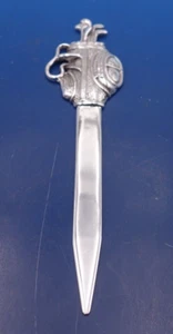 Apri lettere vintage in argento sterling con motivo sacca da golf - Foto 1 di 5