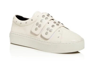 Zapatilla deportiva Rebecca Minkoff Natasha blanca con plataforma tachonada talla 9 Foto 1 de 4