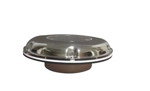 RV MARINE BOAT STAINLESS STEEL SOLAR POWERED 8.5"O.D. 2.8"H WHITE VENTILATOR ODM - Picture 1 of 4