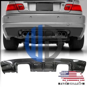 Difusor de fibra de carbono estilo V BMW E46 M3 2001 2002 2003 2004 2005 2006 - Imagen 1 de 6