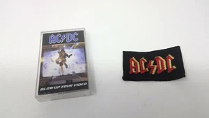 AC/DC Cassette Blow Up Your Video With Clothing Patch - Picture 1 of 9
