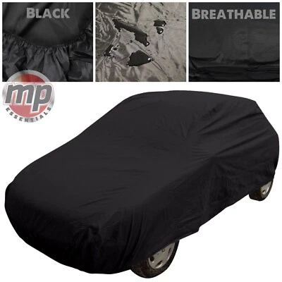New Black Indoor & Outdoor Breathable Full Car Cover For Ford Escort MK1  - Image 1 of 4