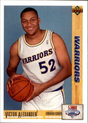 1991-92 Upper Deck #10 Victor Alexander RC - NM - Image 1 of 2