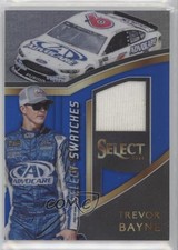 2017 Panini Select Select Swatches Blue Prizm /50 Trevor Bayne #TB