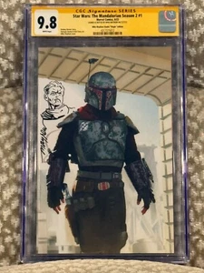 🔥Star Wars: The Mandalorian Season 2 #1 Mayhew Virgin Variant CGC SS 9.8! 🔥 - Picture 1 of 2