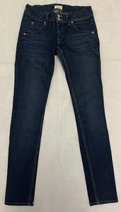 Hudson Collin Flap Skinny Dark Wash Denim Blue Jeans Women’s Sz 24 USA Made EUC - Picture 1 of 13