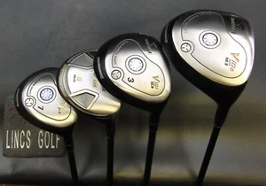 Set of 4 B/Stone TourStage ViQ 10.5°Driver & 3+5&7 Woods Regular Graphite Shafts - Picture 1 of 6