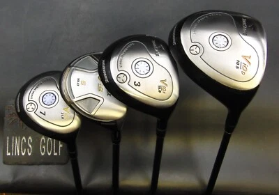 Set of 4 B/Stone TourStage ViQ 10.5°Driver & 3+5&7 Woods Regular Graphite Shafts - Image 1 of 4