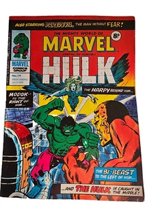 COMIC MARVEL COMICS THE MIGHTY WORLD OF MARVEL INCREDIBLE HULK No174 1976 - Picture 1 of 1