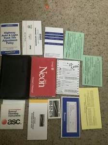 2002 Dodge Neon Owner Owners Owner's Manual Guide OEM Case Papers Lot - Picture 1 of 5