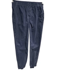 Nautica Boys School Uniform Jogger Pants Sz S 8 Reg Elastic Waistband Navy Blue - Picture 1 of 5