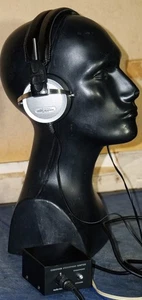 AUDIO-TECHNICA ELECTRET STEREOPHONE KOPFHÖRER AT-705 UND ADAPTER AT-705 - Bild 1 von 17