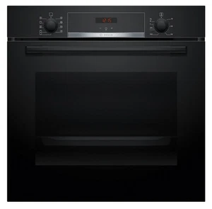 Bosch Einbau Backofen Autark Schwarz 3D Heißluft Teleskopauszug Timer Herd NEU - Bild 1 von 7