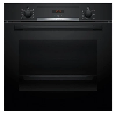 Bosch Einbau Backofen Autark Schwarz 3D Heißluft Teleskopauszug Timer Herd NEU - Bild 1 von 4