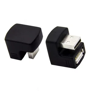 USB 2.0 Male To Female Adapter U Shaped Bend USB Connectors for Computer - Picture 1 of 10