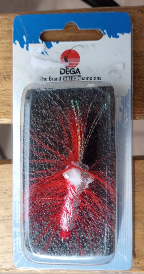 JENZI DEGA Shrimp-Fly Meeresköder Beifänger Red 3/0 - Bild 1 von 1