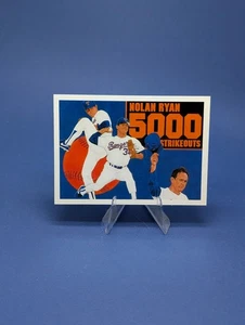 Inserto Strikeouts 1990 Topps Nolan Ryan 5000 #34 Texas Rangers HOF - Foto 1 di 2