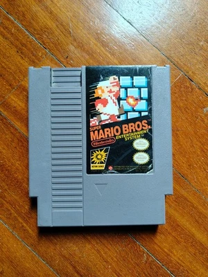 SUPER MARIO BROS MATTEL NINTENDO NES 16 BIT RETROGAME NON TESTATO - Immagine 1 di 2