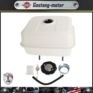 For Honda GX240 GX270 GX340 GX390 Chrome Gas Cap Fuel Filter 6.4L Fuel Tank Kits - Picture 1 of 7