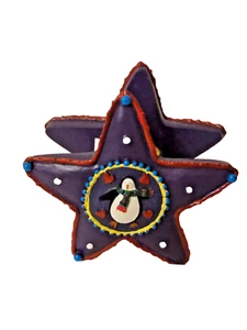 Restposten Weihnachten Kerzenhalter Ornamente Tischdeko Keramik x 17 NEU  - Bild 1 von 7